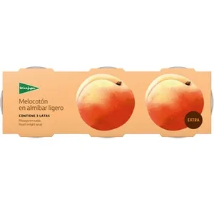 Melocotón Mitades en Almíbar Pack 3  el Corte Ingles 115 G