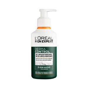 L´oréal Paris Men Expert Derma Control Gel Limpiador Purificante para Pieles Grasas con Tendencia Acnéica 260 Ml.