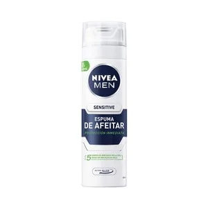 Nivea Men Sensitive Espuma de Afeitar sin Alcohol, para Pieles Sensibles 200 Ml.