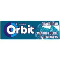 Chicle de Menta Fuerte Lc Orbit, Paquete 14g