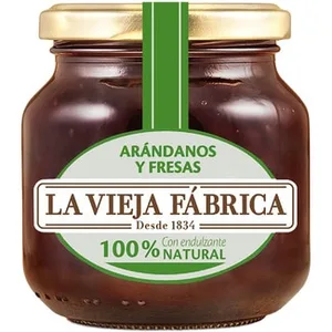 Mermelada de Arándanos y Fresa 100% Natural con Endulzante  la Vieja Fabrica 280 G