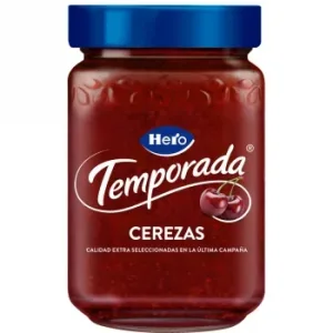 Mermelada de Cerezas Temporada Hero sin Gluten 350 G.