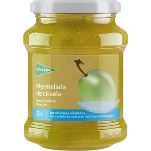 Mermelada de Ciruela 0% Azúcares Añadidos  el Corte Ingles 330 G