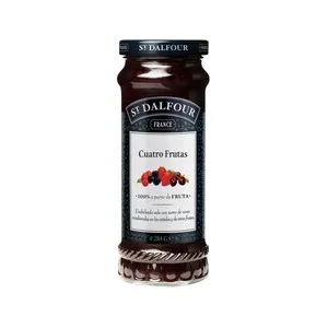 St.dalfour Mermelada de Cuatro Frutas (frambuesas, Cerezas Negras, Fresas y Moras) 284 G.