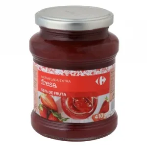 Mermelada de Fresa Categoría Extra Carrefour 410 G.