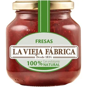 Mermelada de Fresas 100% Natural con Endulzante  la Vieja Fabrica 280 G