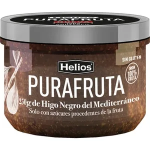 Mermelada de Higo Negro del Mediterráneo sin Gluten Solo con Azúcares Procedentes de la Fruta Helios Purafruta 250 G