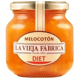 Mermelada de Melocotón Diet la Vieja Fábrica sin Gluten 280 G.