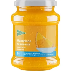 Mermelada de Naranja 0% sin Azúcares Añadidos  el Corte Ingles 330 G