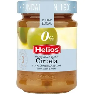 Mermelada de Fresa 0% Azúcares Añadidos Helios Pack 10 X 25 G