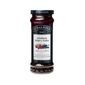 St.dalfour Mermelada Rapsodia de Frutas Arándanos Rojos y Azules 284 G.