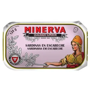 Minerva Sardinas en Escabeche 120 G. 85 G