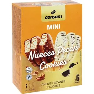 Mini Bombón Cookies Vainilla Pecan 222 Gr