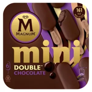 Mini Bombón Helado de Chocolate Double Magnum 6 Ud.