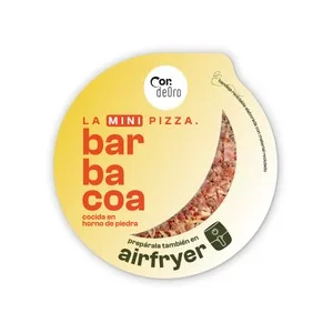 Deoro Mini Pizza de Bacon, Carne de Ternera, Cebolla, Queso y Salsa Barbacoa Deoro 205 G. 160 G