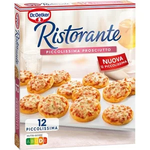 Mini Pizzas Prosciutto 12 Unidades Piccolissima  Dr.oetker Ristorante 288 G