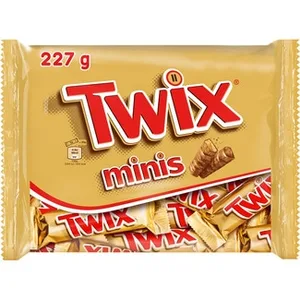 Minis Barritas de Chocolate y Caramelo  Twix 227 G