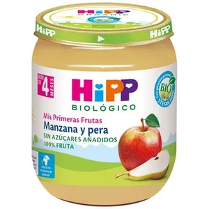 Mis Primeras Frutas Tarrito de Manzana y Pera Ecológico desde los 4 Meses Hipp Biologico