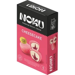 Mochi de Crema Helada de Tarta de Queso con Corazón de Arándanos Envuelta en Suave Masa de Arroz sin Gluten Noku