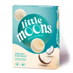 Mochi Helado Sabor Coco Little Moons sin Gluten 6 Ud.