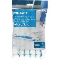 Set de Mopa Microfibra Eroski, Recambio 1 Ud