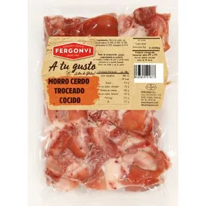 Morro de Cerdo Cocido y Troceado 500 Gr