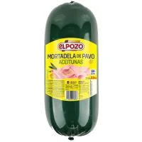 Mortadela de Pavo con Aceitunas Elpozo, al Corte, Compra Mínima 100 G