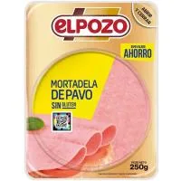 Mortadela de Pavo Elpozo, Bandeja 250 G
