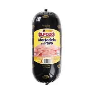 EL Pozo Mortadela de Pavo, sin Gluten - Loncha Fina 1 Mm 127.5 G