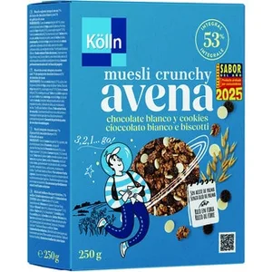 Muesly Crunchy Avena Chocolate Blanco y Cookies Kolln 250 G