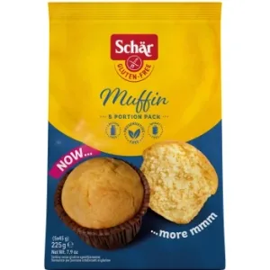 Muffin Schär sin Gluten sin Lactosa 225 G.