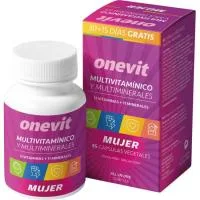 Multivitamínico Vegetal para Mujer Onevit, Bote 30+15 Cápsulas