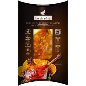 Muslo de Pato en Confit a la Naranja ILE de Reve