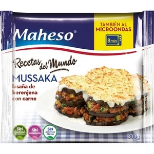 Mussaka Lasaña de Berenjena Maheso 300 G