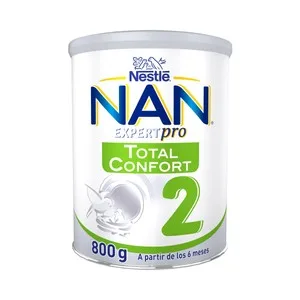 NAN Expert Pro Total Confort 2 Leche en Polvo de Continuación, a Partir de 6 Meses 800 G.