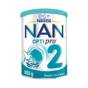 NAN Optipro 2 Leche en Polvo de Continuación, a Partir de 6 Meses 800 G.