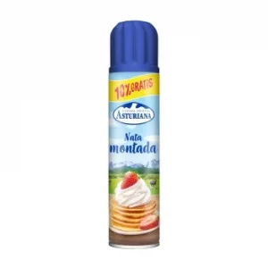 Nata Montada Azucarada Central Lechera Asturiana Spray 250 Ml.
