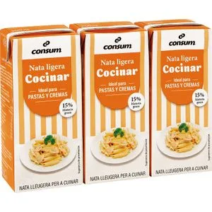 Nata para Cocinar Minibrik Pack de 3 3 X 200 Ml