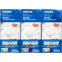Nata para Montar Eroski, Pack 3x200 Ml