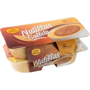 Natillas con Galleta Pack 4 Reina
