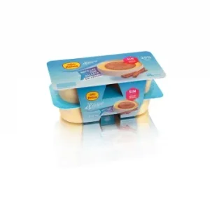 Natillas con Galleta sin Azúcar Añadido Reina Pack de 4 Unidades 125 G.