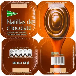 Natillas de Chocolate Pack 4 el Corte Ingles