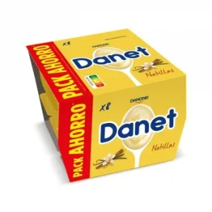 Natillas de Vainilla Danone Danet, Pack 4x120 G