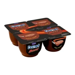 Natillas Twix Danone Danet Pack de 4 Unidades de 115 G.