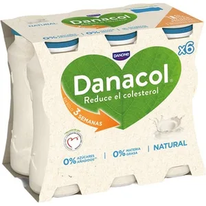 Natural 0% Azúcares Añadidos Pack 6 Danone Danacol