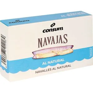 Navajas al Natural Lata 60 Gr