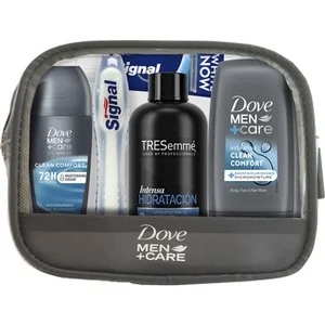 Neceser de Viaje con Antitranspirante Roll On 50 Ml + Gel Dove Men Care 100 Ml Dove MEN