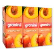 Néctar de Melocotón Granini Paq. 3 U. de 200 Ml