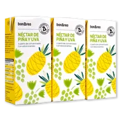 Néctar de Piña y Uva Paq. 3 U. de 200 Ml
