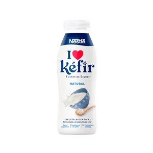 Nestlé Kefir Líquido Natural, Elaborado con Fermentos Lácteos y Levaduras de 499 Ml. 495 ML